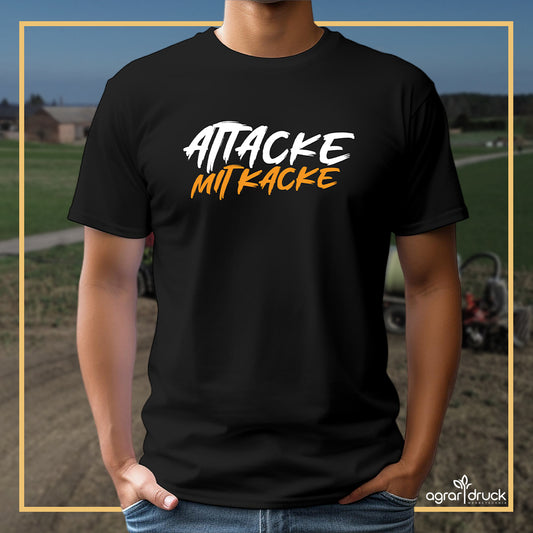 Attacke mit Kacke Herren T-Shirt