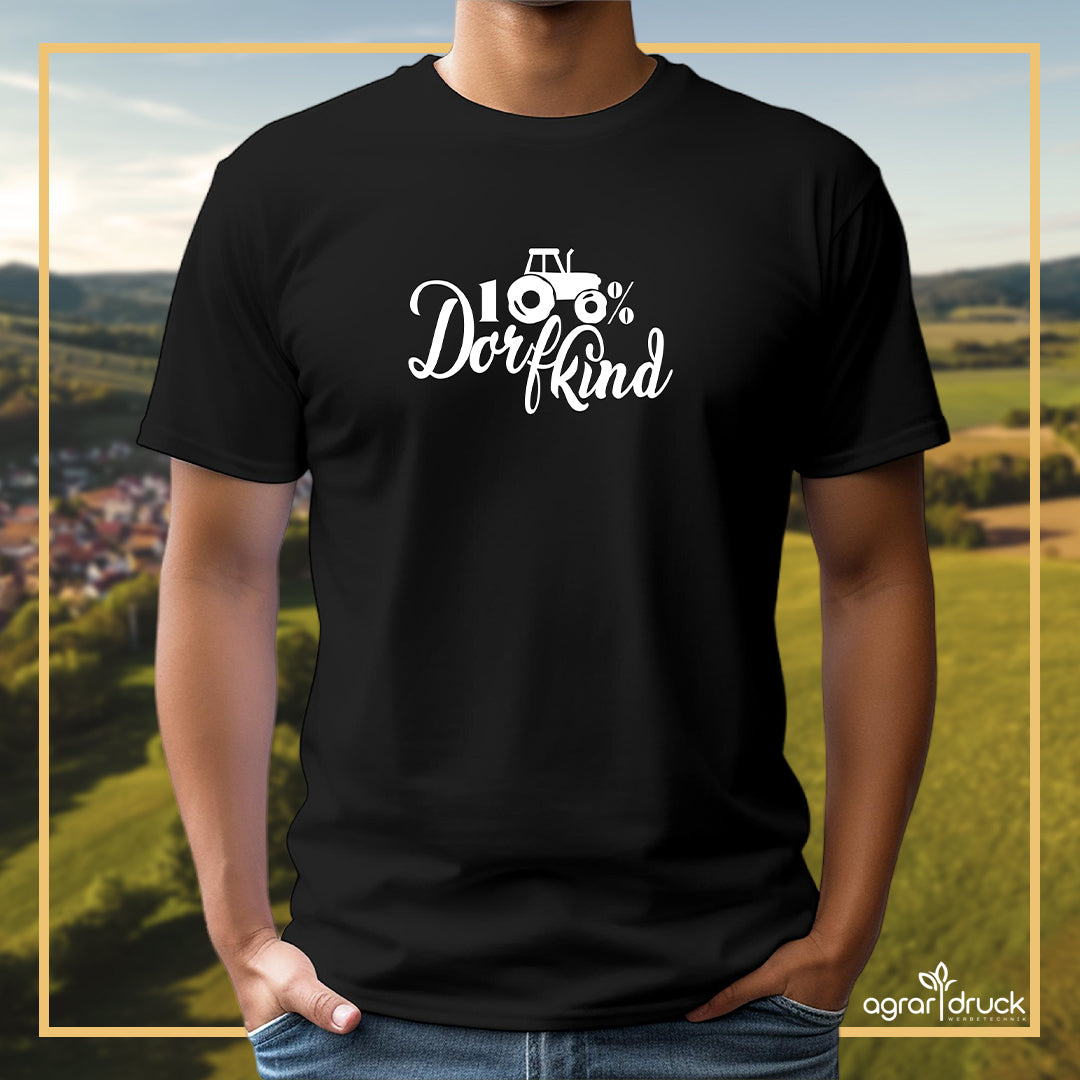 100 % Dorfkind Herren T-Shirt