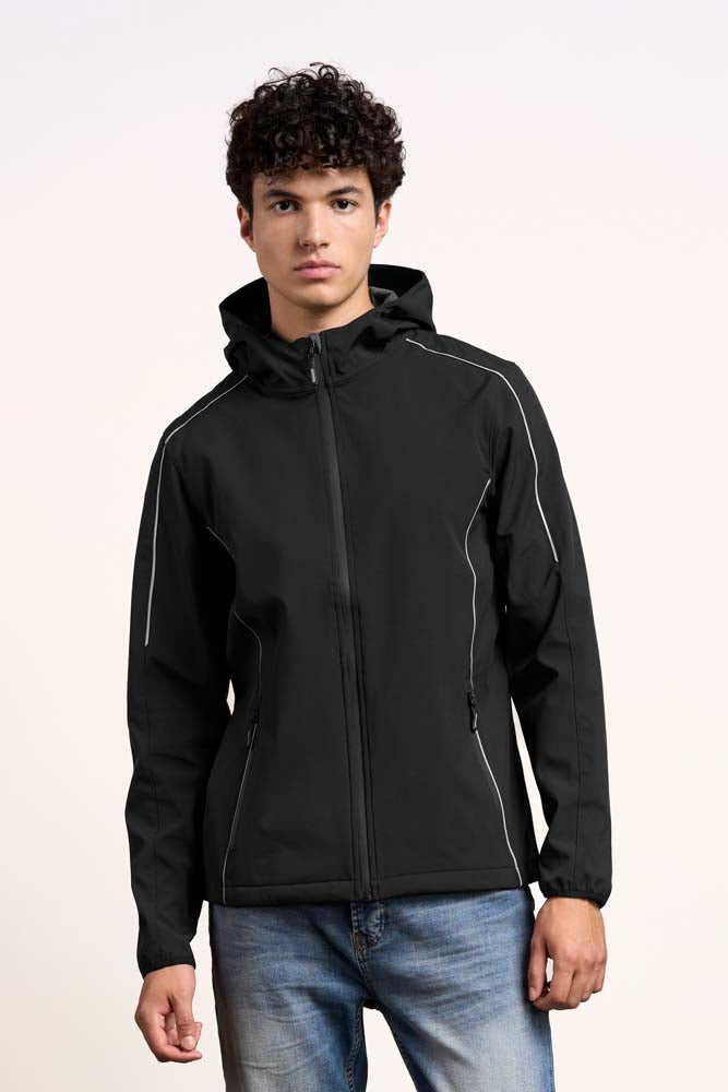 Men’s Light Softshell Jacket Black