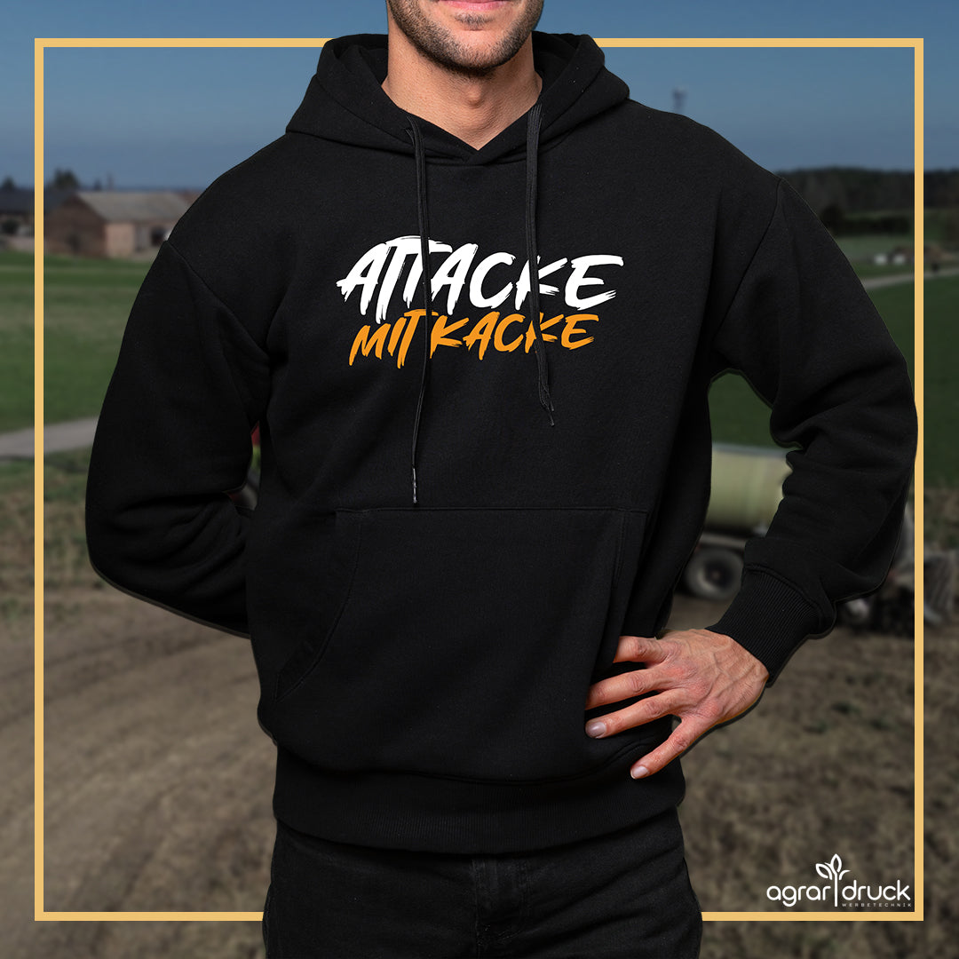 Attacke mit Kacke Unisex Hoodie