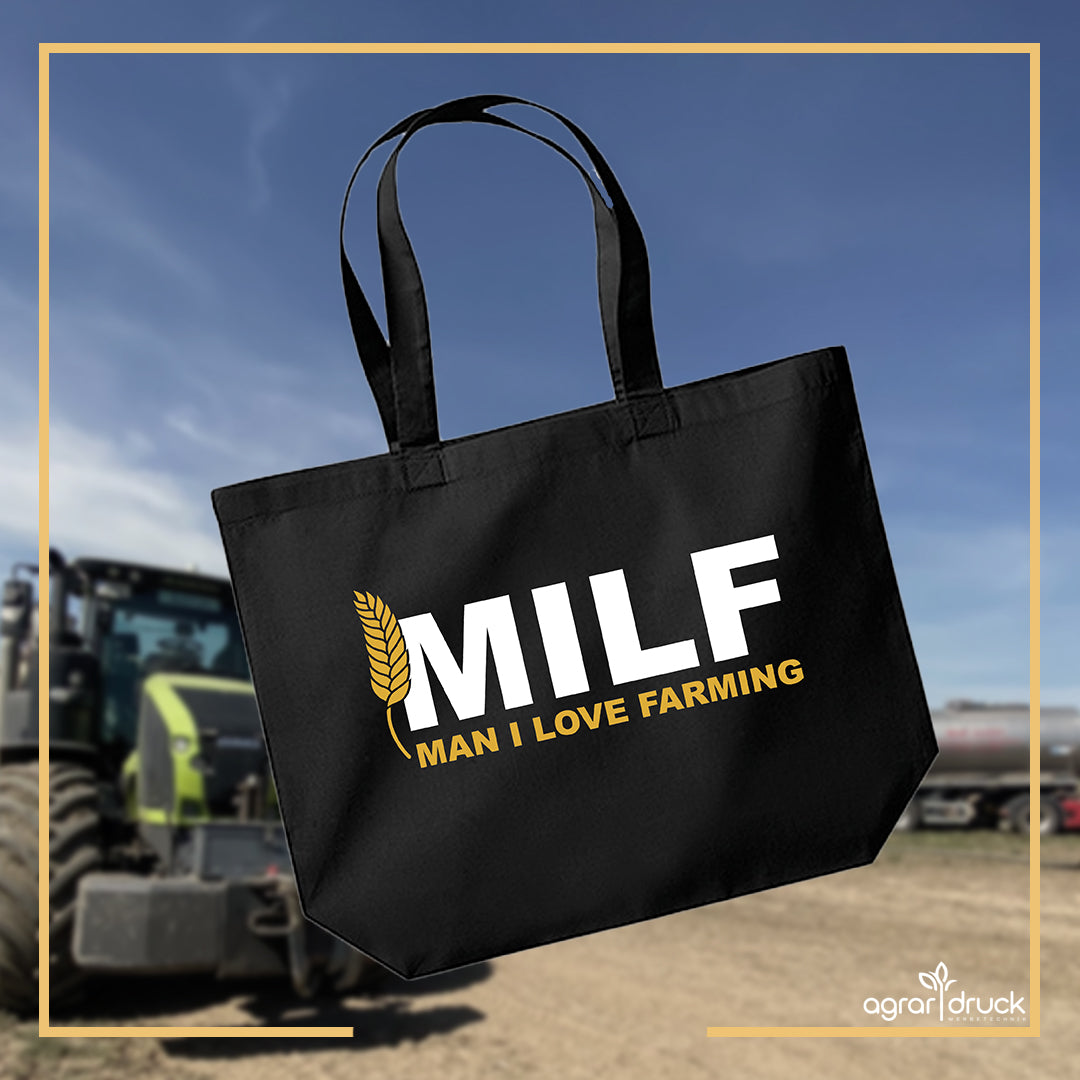 MAN I LOVE FARMING Einkaufstasche