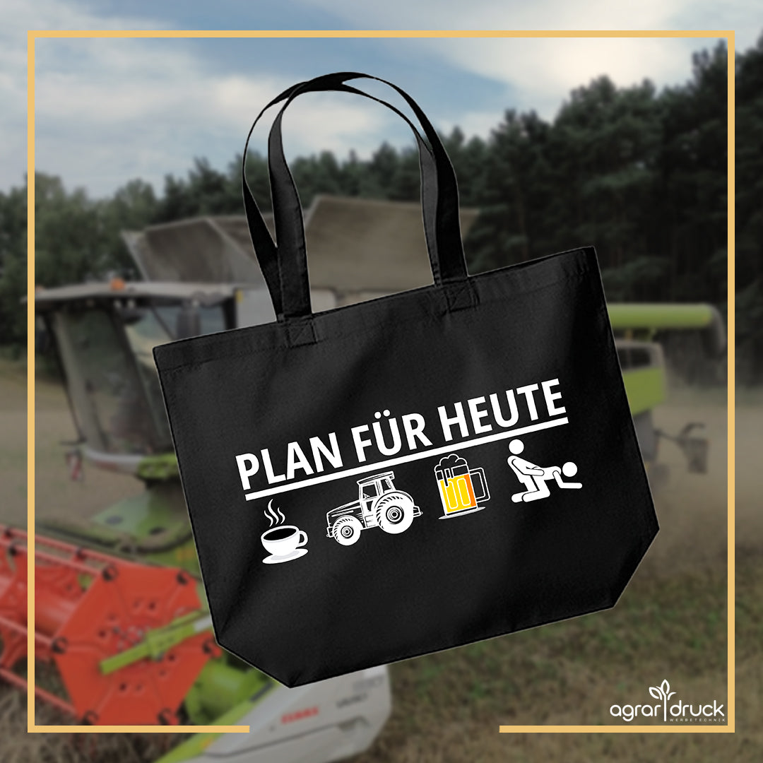 Plan für Heute Einkaufstasche