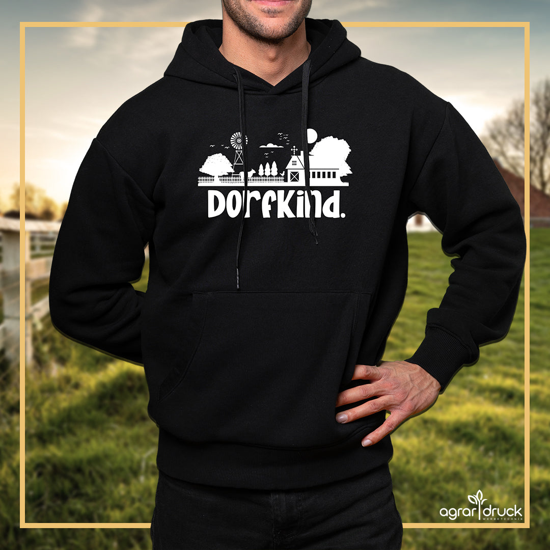 Dorfkind Landschaft Unisex Hoodie