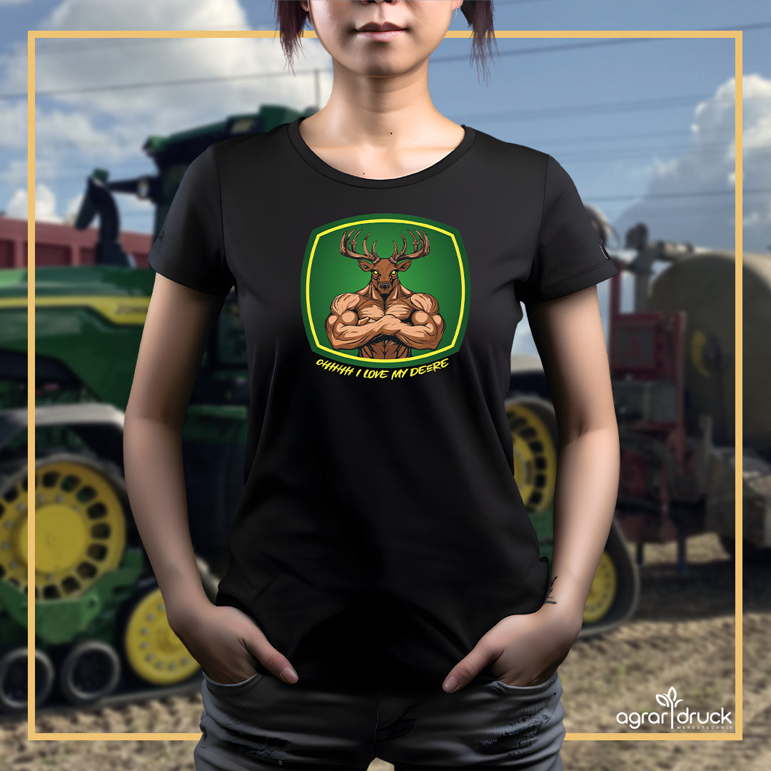 I LOVE MY DEERE Damen T-Shirt