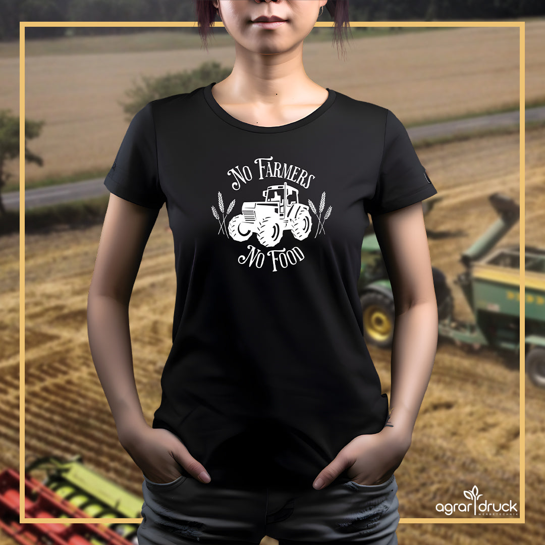 NO FARMERS NO FOOD Damen T-Shirt