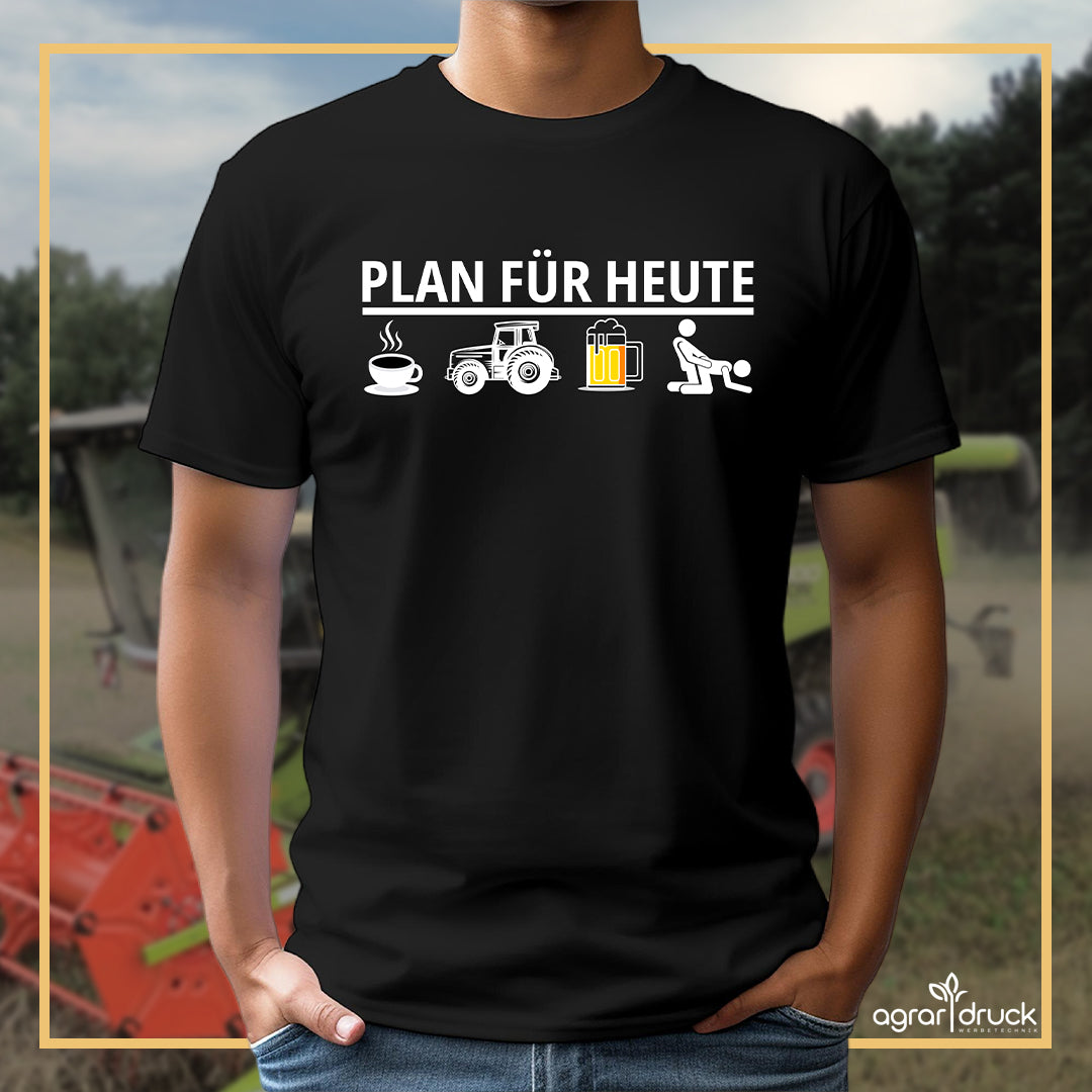 Plan für Heute Herren T-Shirt