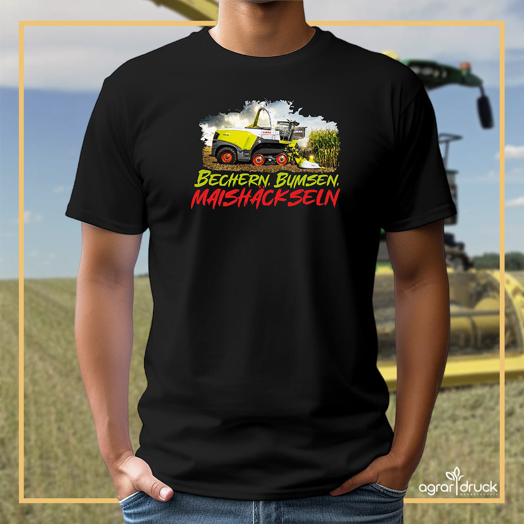 Bechern - Bumsen - Maishäckseln Herren T-Shirt