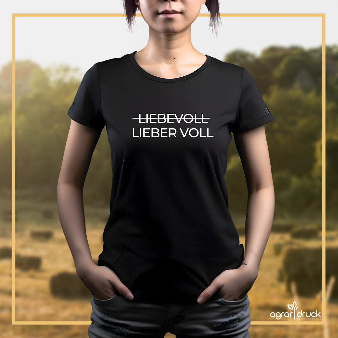 Liebevoll x Lieber voll Damen T-Shirt