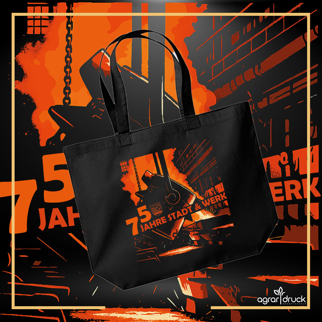75 Jahre Stadt & Werk Einkaufstasche